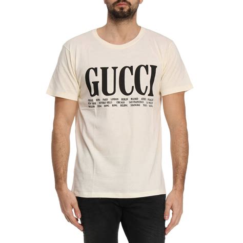 gucci t shirt white men|authentic Gucci men tee shirts.